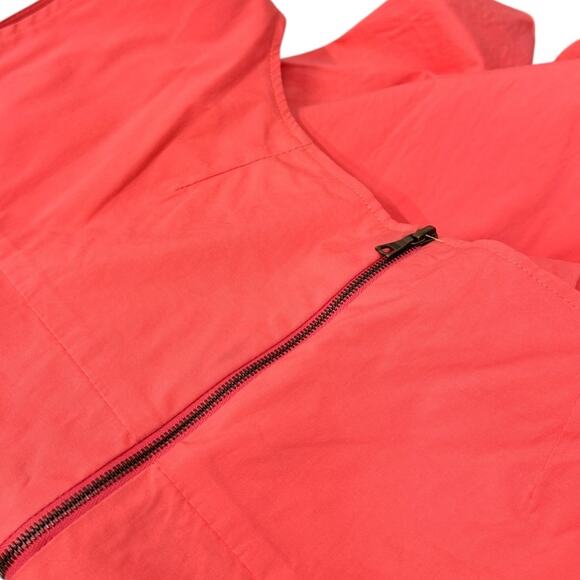 MARNI Sleeveless Pleated Shift Dress in Coral Poplin Size 42 IT (US 6) - Picture 5 of 14